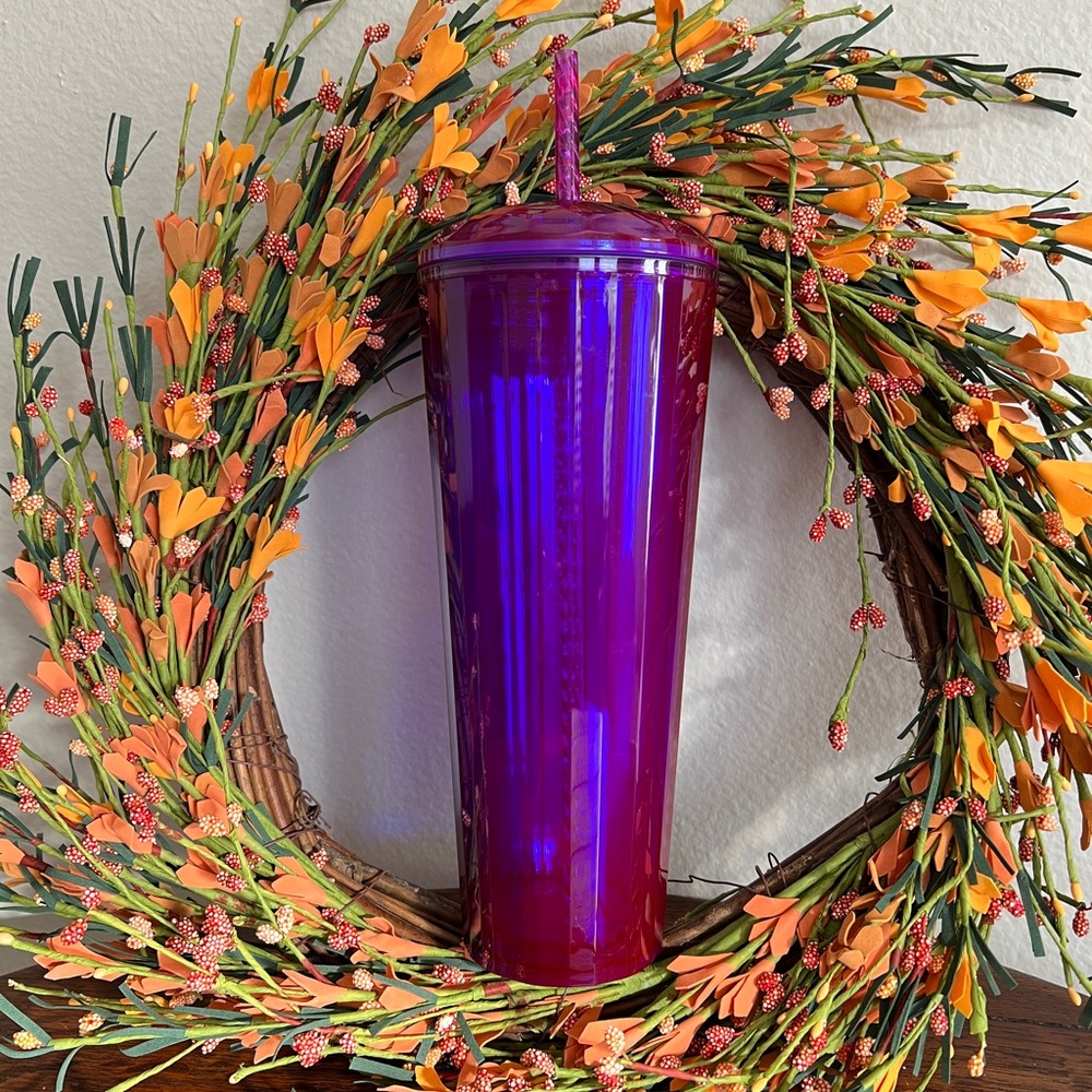 Starbucks Iridescent Purple Pink Dome Kaleidoscope Tumbler π - Picture 7 of 7